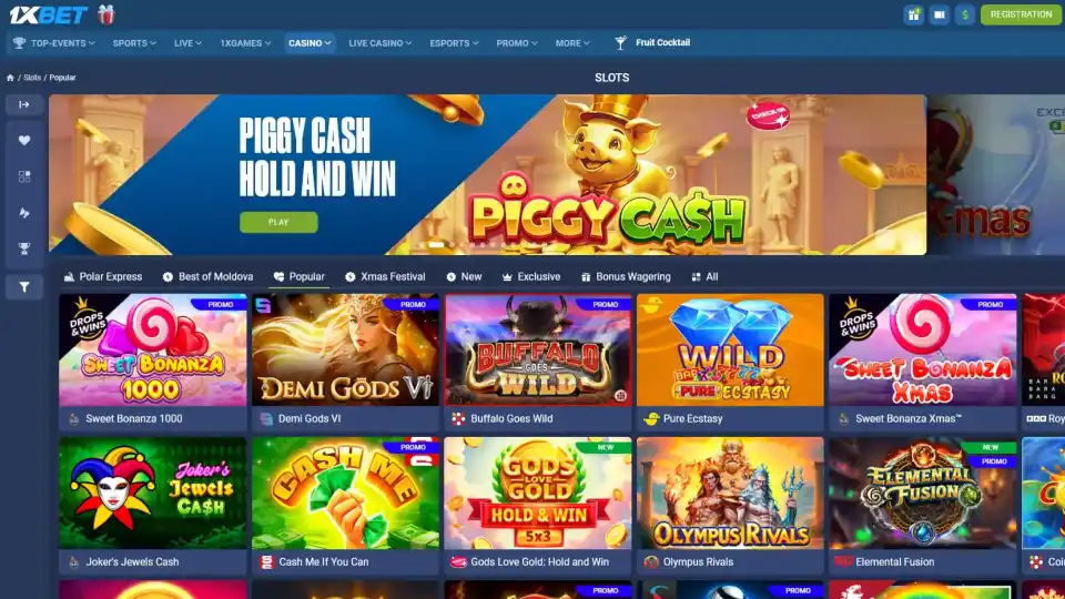 Стартовая страница 1xBet