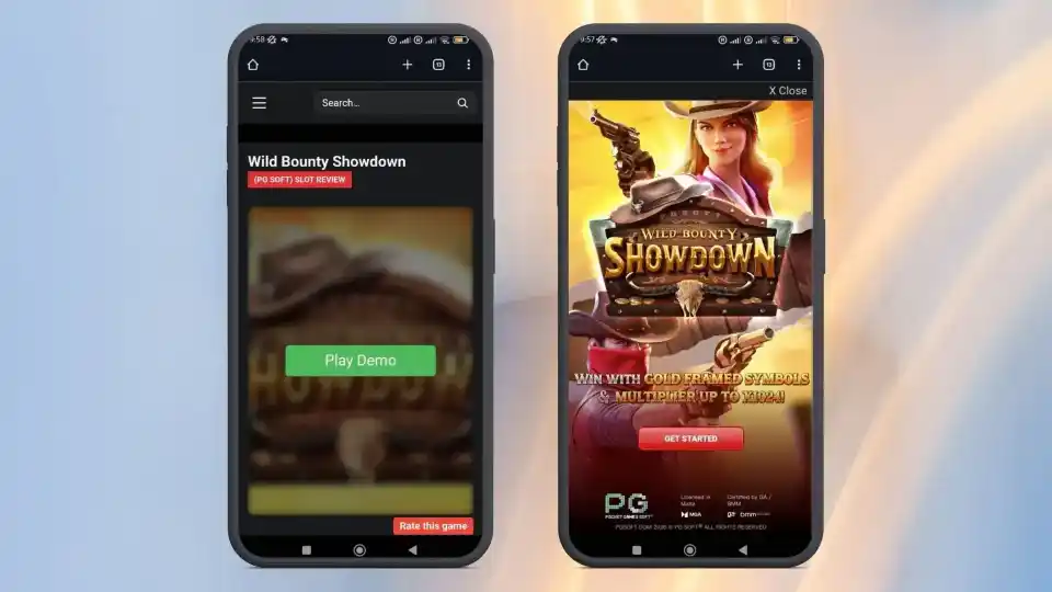 Wild Bounty Showdown на смартфоне